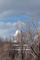 God Bless America - and Nevada!  Carson City, Nevada State Capitol Building from the Legislative Break Room