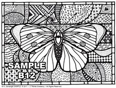 B 12 Butterfly SAMPLE idea