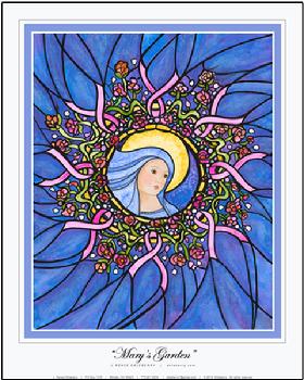 "Mary's Garden" Fine Art Print with Free Shipping