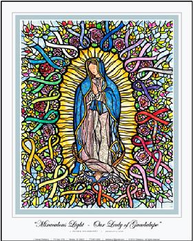 "Miraculous Light ~ Our Lady of Guadalupe" Fine Art Print with Free Shipping