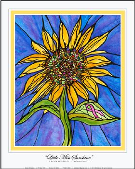 "Little Miss Sunshine" Fine Art Print with Free Shipping