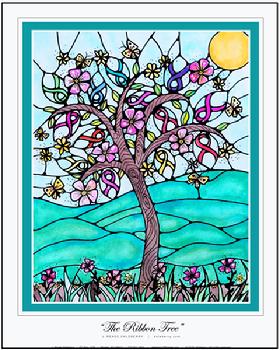 "The Ribbon Tree" Fine Art Print with Free Shipping