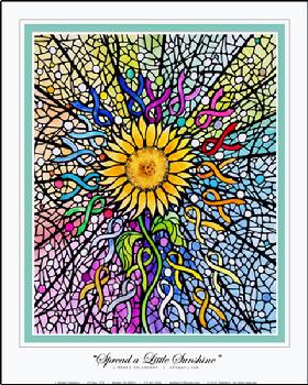 "Spread a Little Sunshine" Fine Art Print with Free Shipping