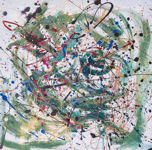 ABSTRACT ART by Renee Ekleberry from Jackson Pollock Private Little Nightmare series