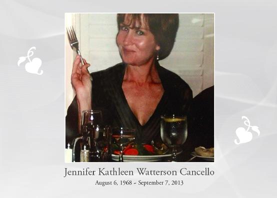 Jenny Watterson Cancello Memorial 