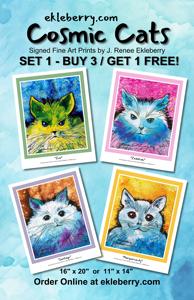 Cosmic Cats for Veterinary Offices - Set 1