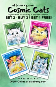 Cosmic Cats for Veterinary Offices - Set 2