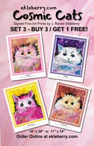 Cosmic Cats for Veterinary Offices - Set 3